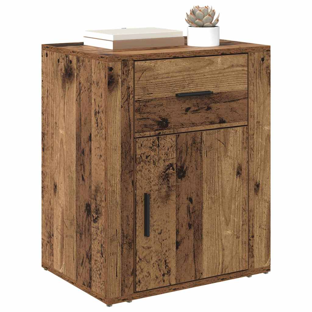 Bedside Cabinet Old wood 50 x 36 x 60 cm Engineered wood